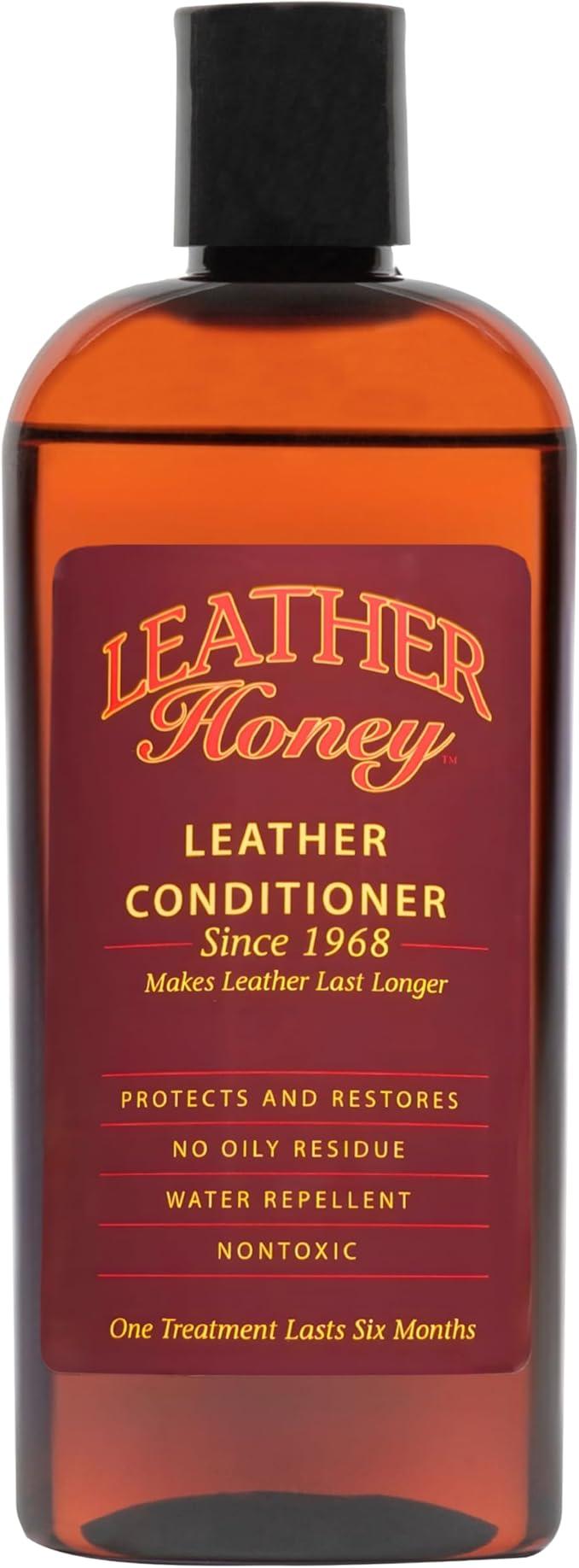 Leather Honey Leather Conditioner, Since 1968. for All Leather Items Including Auto, Furniture, Shoes, Purses and Tack