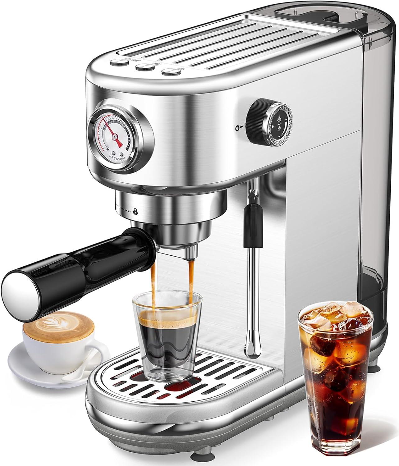 atatix 20-Bar Espresso Machine with Milk Frother ☕️✨