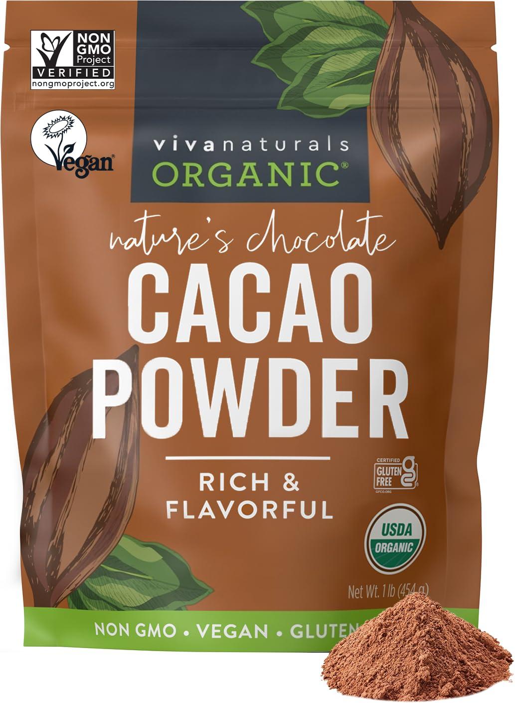 Organic Cacao Powder, Unsweetened